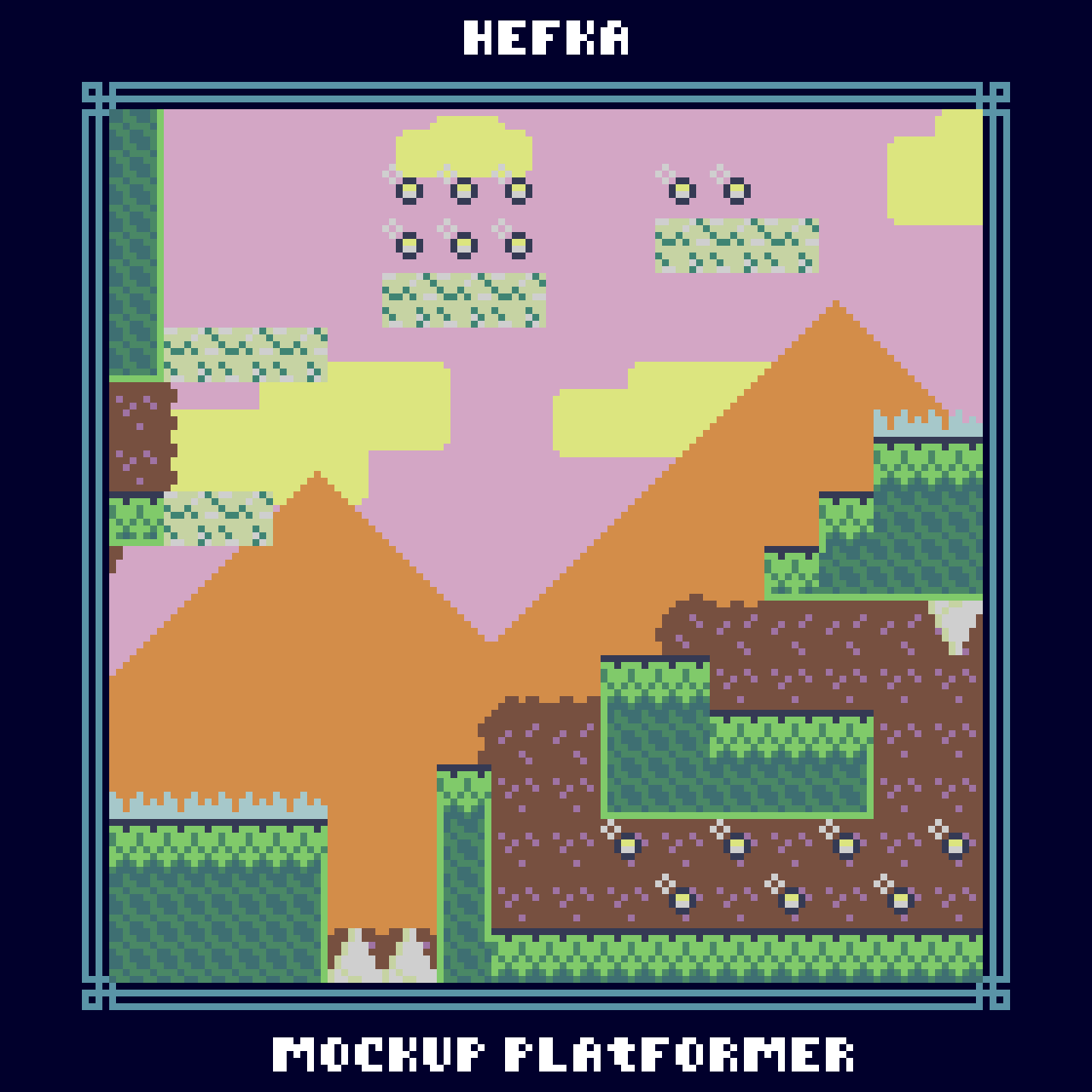 Un mockup de platformer!