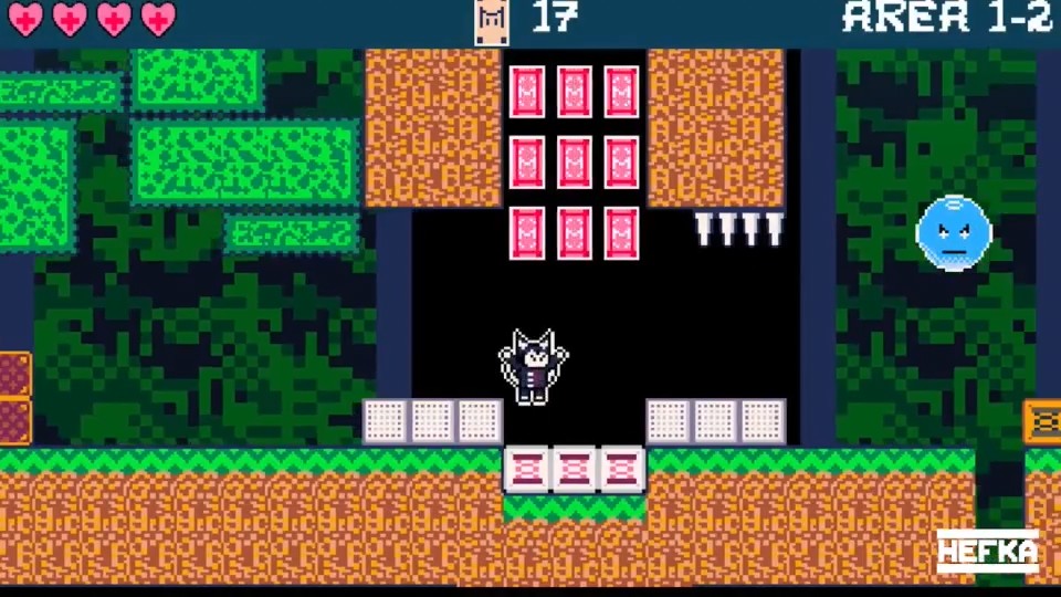 Hefka Catboy Platformer avec un catboy qui jump !